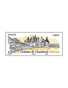 Timbre n° 5331, Château de Chambord 500 ans, collection timbres France