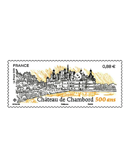Timbre n° 5331, Château de Chambord 500 ans, collection timbres France