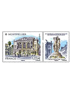Timbre n° 5332, Montpellier 2019, FFAP, collection timbres France