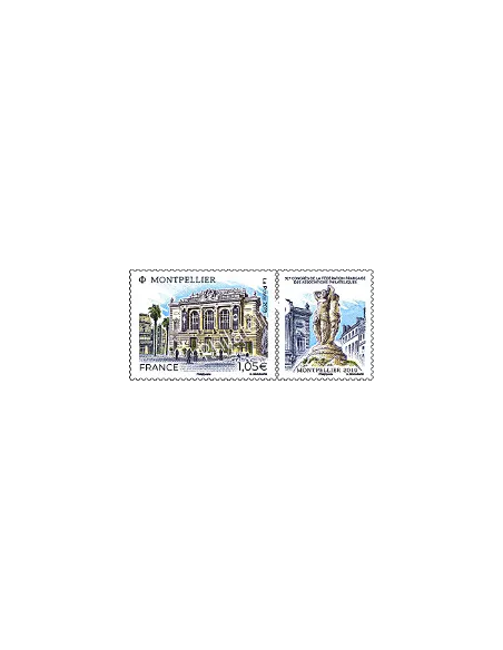 Timbre n° 5332, Montpellier 2019, FFAP, collection timbres France