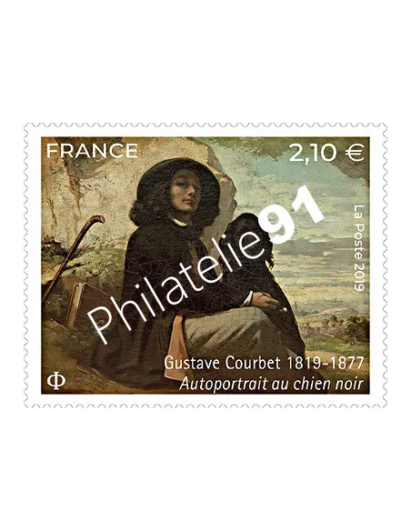 Timbre n° 5333, Timbre Gustave Courbet, collection timbres France