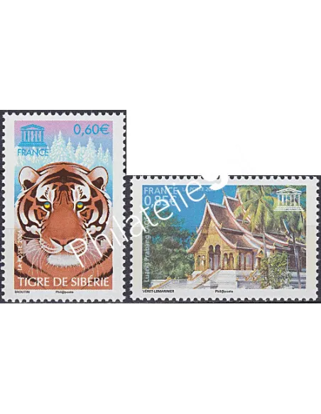 Service n° 134 et 135, collection timbres France