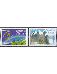 Service n° 136 et 137, collection timbres France