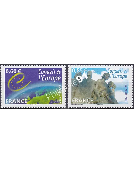 Service n° 136 et 137, collection timbres France