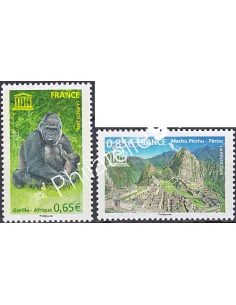 Service n° 140 et 141, collection timbres France