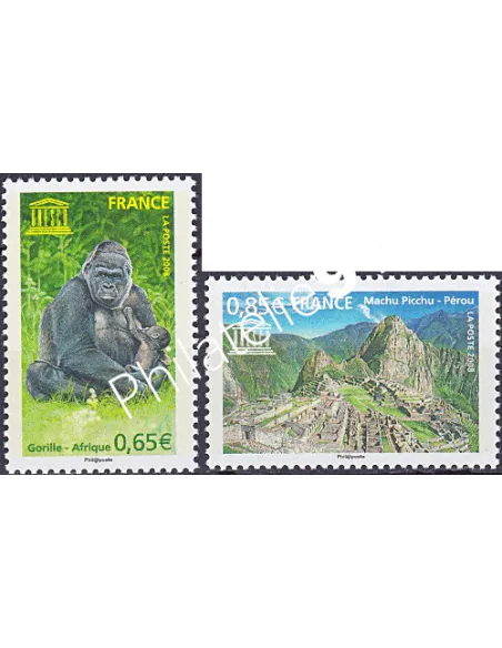Service n° 140 et 141, collection timbres France