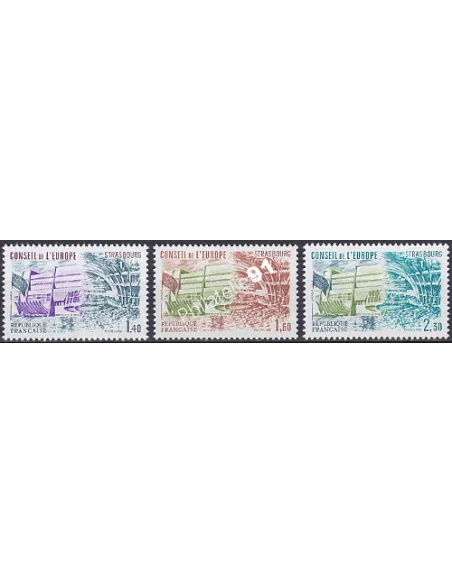 Service n° 65 et 67, collection timbres France