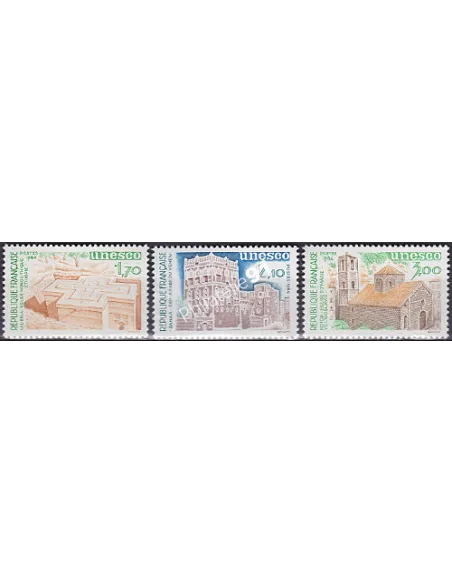 Service n° 79 et 81, collection timbres France