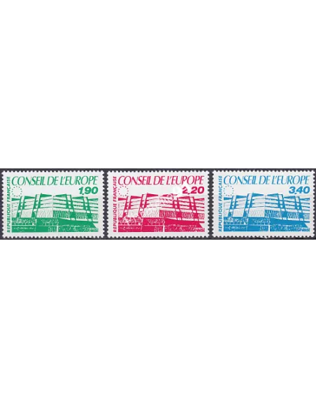 Service n° 93 et 95, collection timbres France