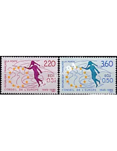 Service n° 100-101, collection timbres France