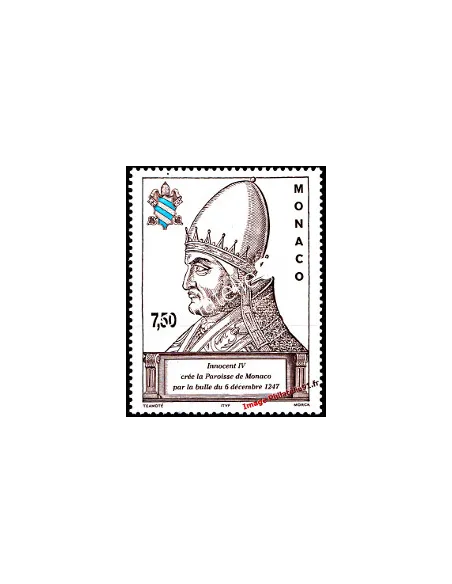 Timbre de MONACO n° 2137 - Pape Innocent IV