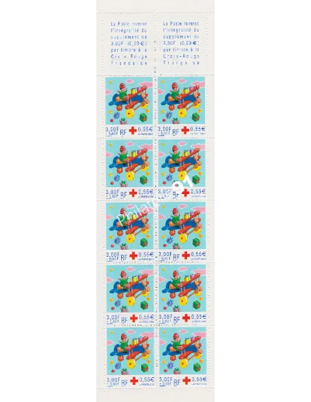 Carnet  Croix-Rouge n°2049 - année 2000, collection timbres France