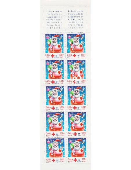 Carnet  Croix-Rouge n°2050, collection timbres France