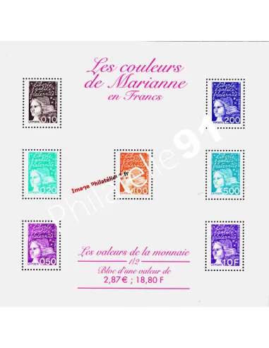 BF   41 - Les couleurs de Marianne en Francs