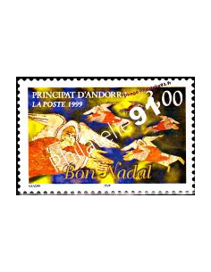 Timbre d'Andorre Français n° 524 - Thématique: Noël