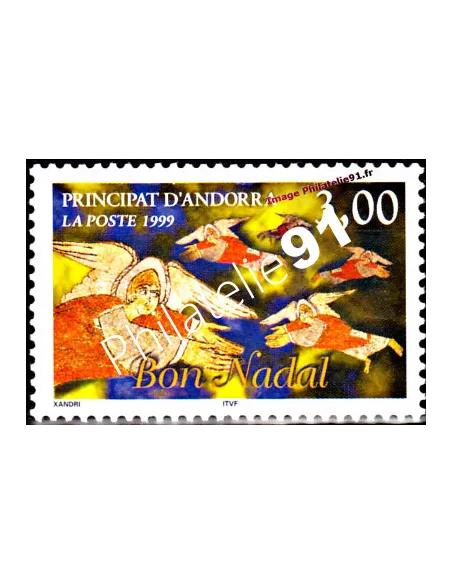 Timbre d'Andorre Français n° 524 - Thématique: Noël