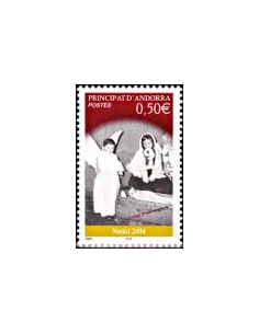 Timbre d'Andorre Français n° 603 - Thématique: Noël