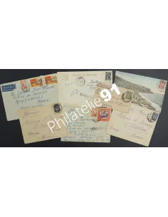 Russie, Lot de lettres et Carte, Collection lettre Europe