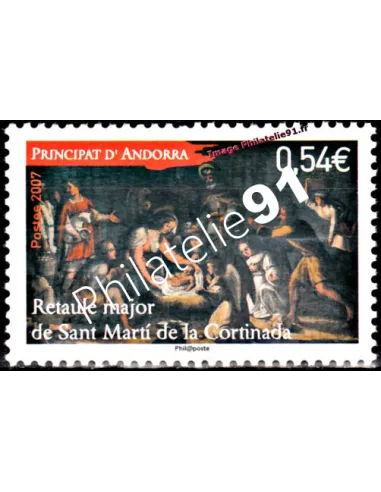 Timbre d'Andorre Français n° 648 - Thématique: Noël