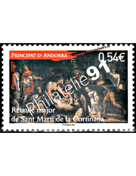 Timbre d'Andorre Français n° 648 - Thématique: Noël