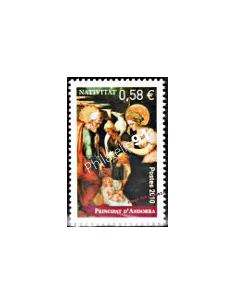 Timbre d'Andorre Français n° 703 - Thématique : Noël