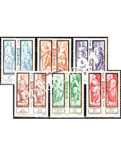 Timbres neufs de Monaco n° 2232 à 2237 - Thématique : Religion