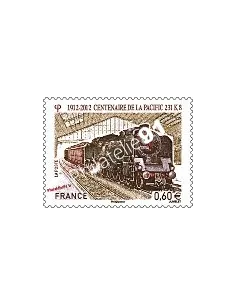 timbre de France n° 4655 - Train, Locomotive à vapeur la Pacific 231K8
