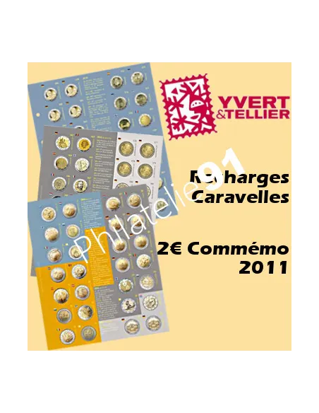 Recharges Caravelle pour 2 € Commémoratifs, matériel numismatique