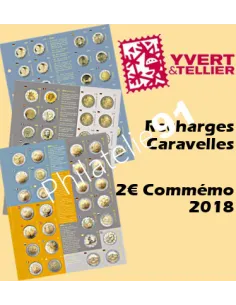 Recharges Caravelle pour 2 € Commémoratifs, matériel numismatique