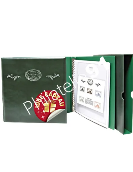 Album SUPRA, Pages  "TRESORS DE LA PHILATÉLIE",matériel philatélique