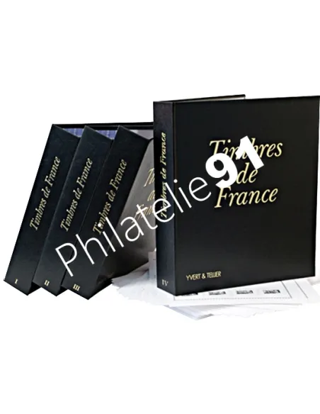 1849 - 2024 - COMPLET DE FRANCE FS + 4 Albums FUTURA FS noirs