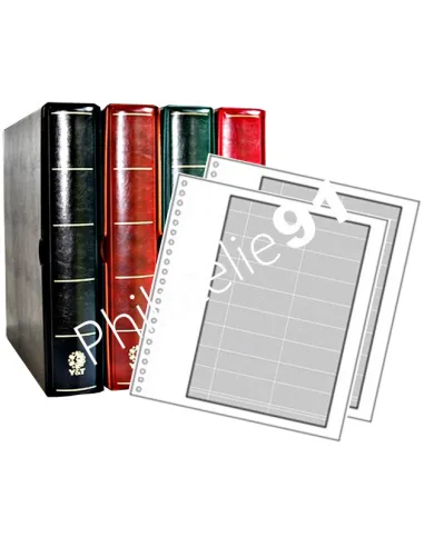 Album  SUPRAMAX et 100 feuilles quadrillées, matériel philatélique