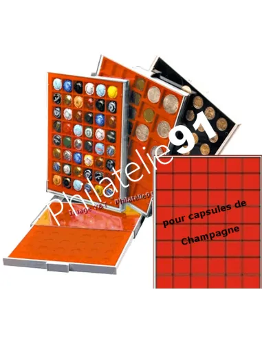 Yvert et Tellier, Plateau tiroir  muselet,Matériel champagne