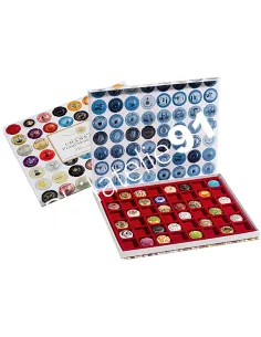 LEUCHTTURM,Coffret pour Capsules Champagne,Matériel toutes collections