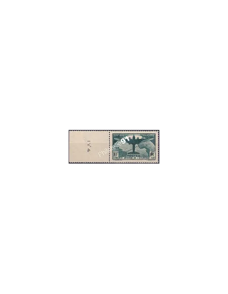 Timbre n° 321, Bord de feuille,collection timbres France