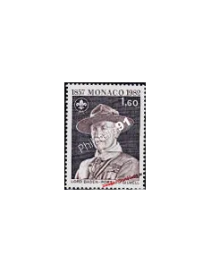 MONACO - n° 1334 - Scout - Lord Baden-Powell