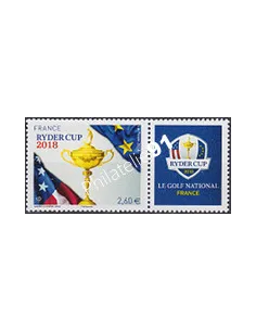 Timbre n° 5245A, Timbre Ryder Cup 2018, timbres France