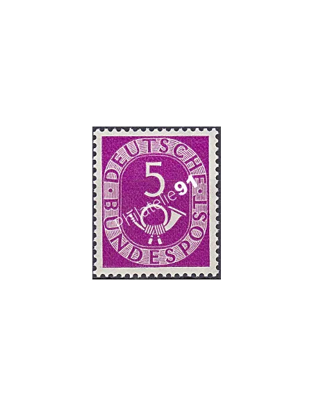 RFA, Timbre n° 11, Cor postal, Collection timbres Allemagne