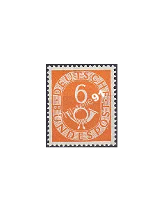 RFA, Timbre n° 12, Cor postal, Collection timbres Allemagne