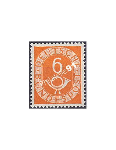 RFA, Timbre n° 12, Cor postal, Collection timbres Allemagne