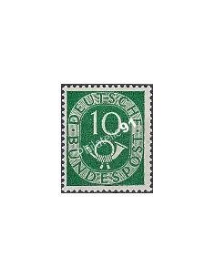 RFA, Timbre n° 14, Cor postal, Collection timbres Allemagne