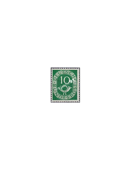 RFA, Timbre n° 14, Cor postal, Collection timbres Allemagne