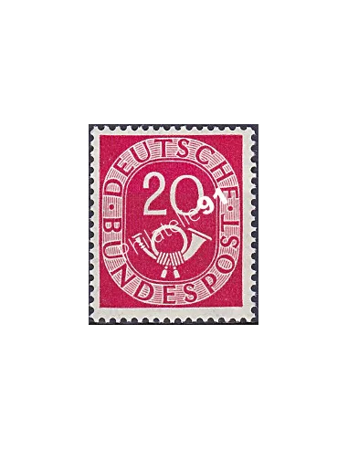 RFA, Timbre n° 16, Cor postal, Collection timbres Allemagne