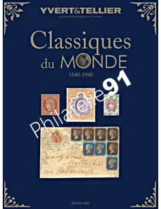 Catalogue Les Classiques du monde 2020, 1840-1940, catalogues philatéliques