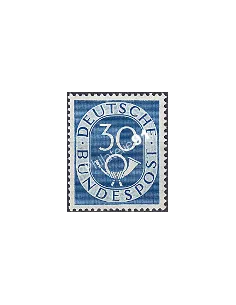 RFA, Timbre n° 18, Cor postal, Collection timbres Allemagne