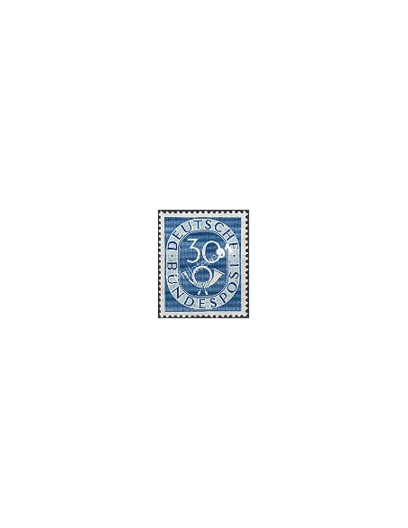 RFA, Timbre n° 18, Cor postal, Collection timbres Allemagne