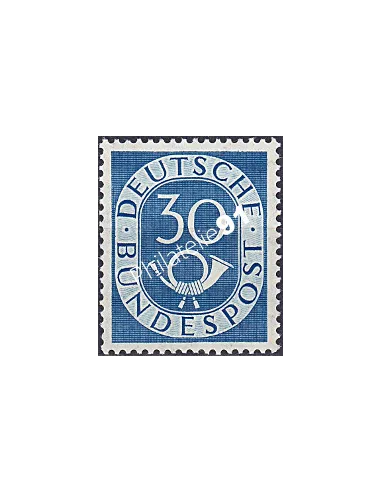 RFA, Timbre n° 18, Cor postal, Collection timbres Allemagne