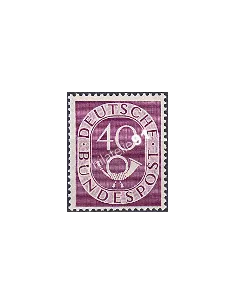 RFA, Timbre n° 19, Cor postal, Collection timbres Allemagne