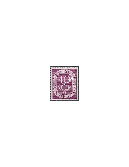 RFA, Timbre n° 19, Cor postal, Collection timbres Allemagne