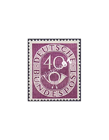 RFA, Timbre n° 19, Cor postal, Collection timbres Allemagne